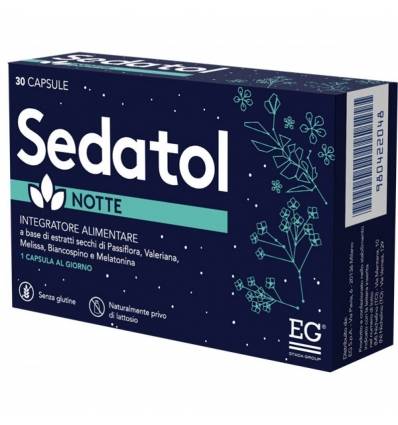 Sedatol Notte Integratore per il Sonno Nuova Formula 30 Capsule