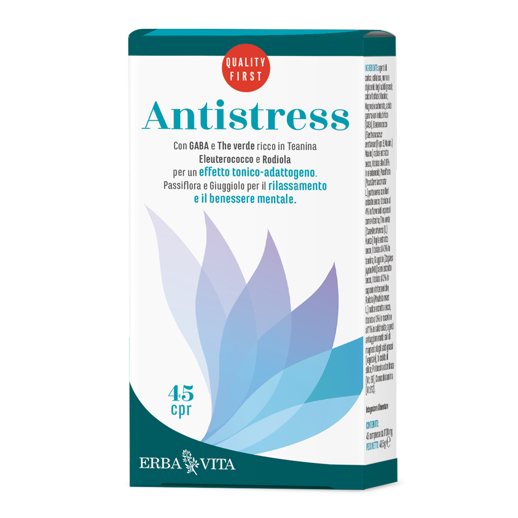 Erba Vita AntiStress Integratore Tonico e Ricostituente 45 capsule