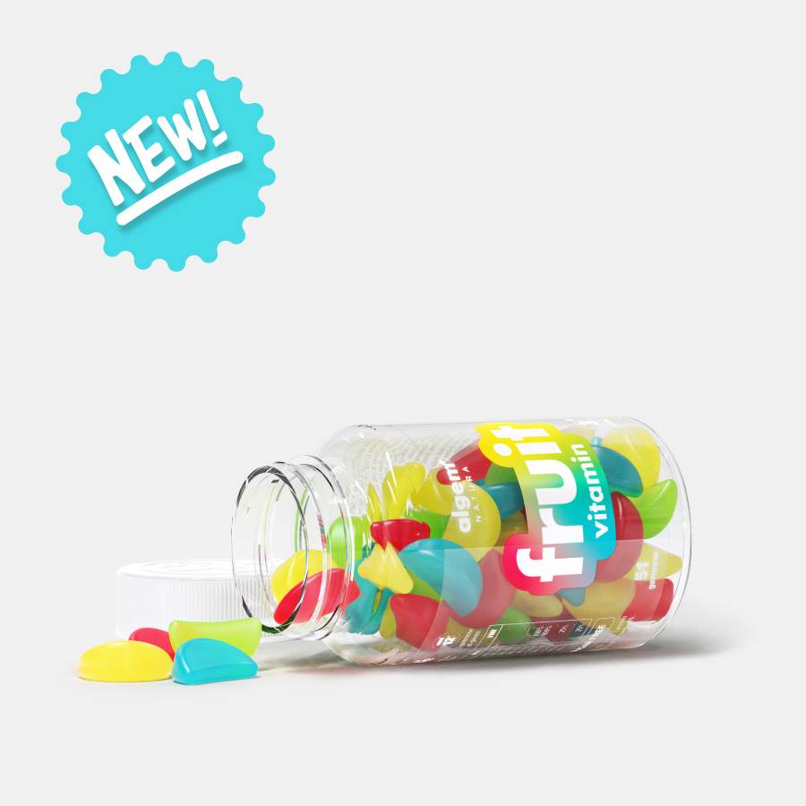 Algem Natura Fruit Vitamin Integratore Multivitaminico per Bambini 51 gommose