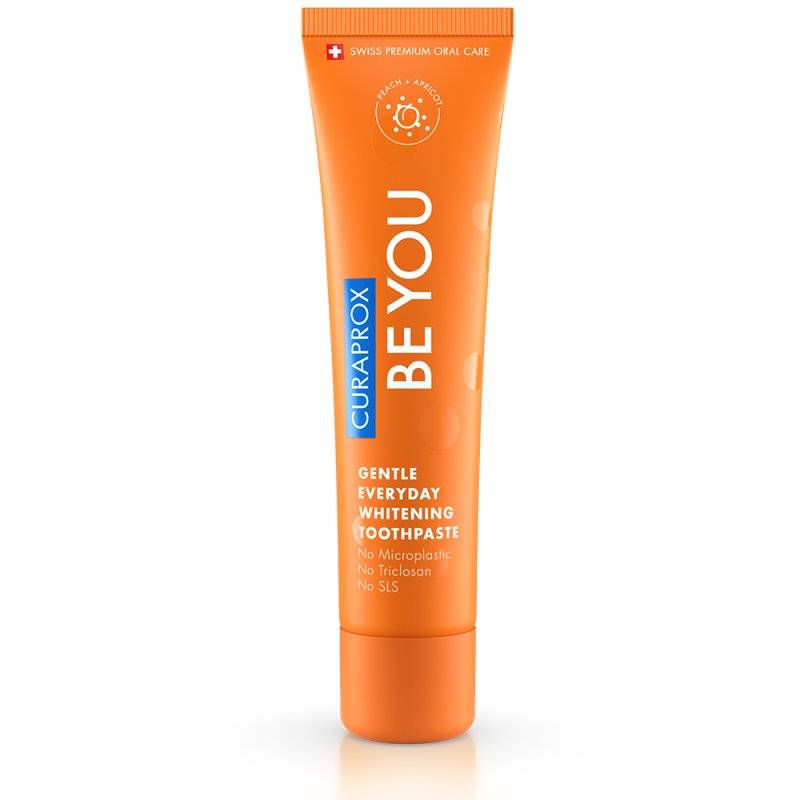Curaprox Be You Dentifricio Sbiancante Gusto Pesca e Albicocca 60 ml