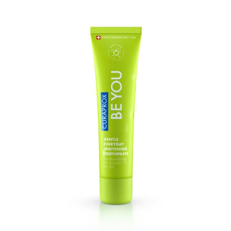 Curaprox Be You Dentifricio Sbiancante Gusto Mela e Aloe 60 ml