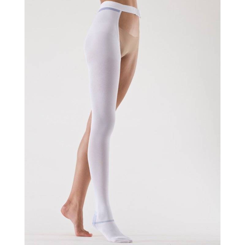 Varisan A.T.E 18 mmHg Monocollant Ambidestro AGT P I Calza Antitrombo Cotone Bianco 1pezzo - Taglia: M