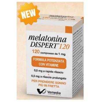 Vemedia Melatonina Dispert Integratore per favorire il sonno 120 compresse