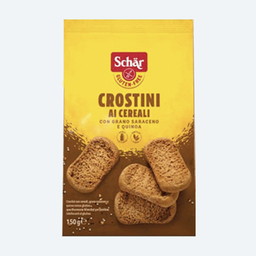 Schar Crostini ai Cereali Senza Glutine e Senza lattosio 150 g