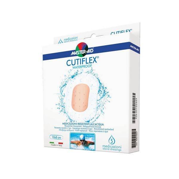 Master Aid Cutiflex Strip Acqua Stop Cerotto adesivo 12.5 x 12.5 cm - 5 pezzi