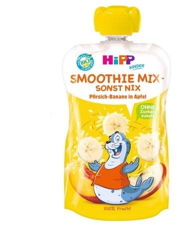 Hipp Bio Kids Smoothie 100% Frutta Da Bere Pesca Mela Banana 120 ml