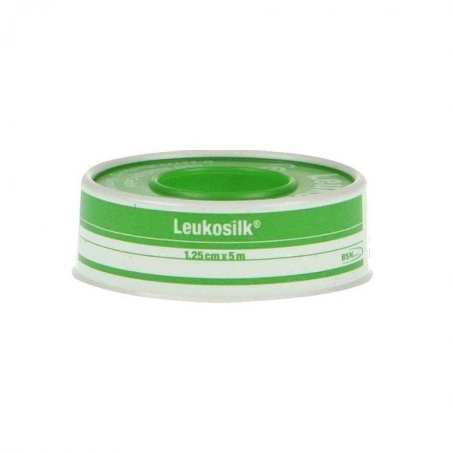 BSN Medical Leukosilk Cerotto per Pelli Sensibili Misura 1,25 cm x 5 m