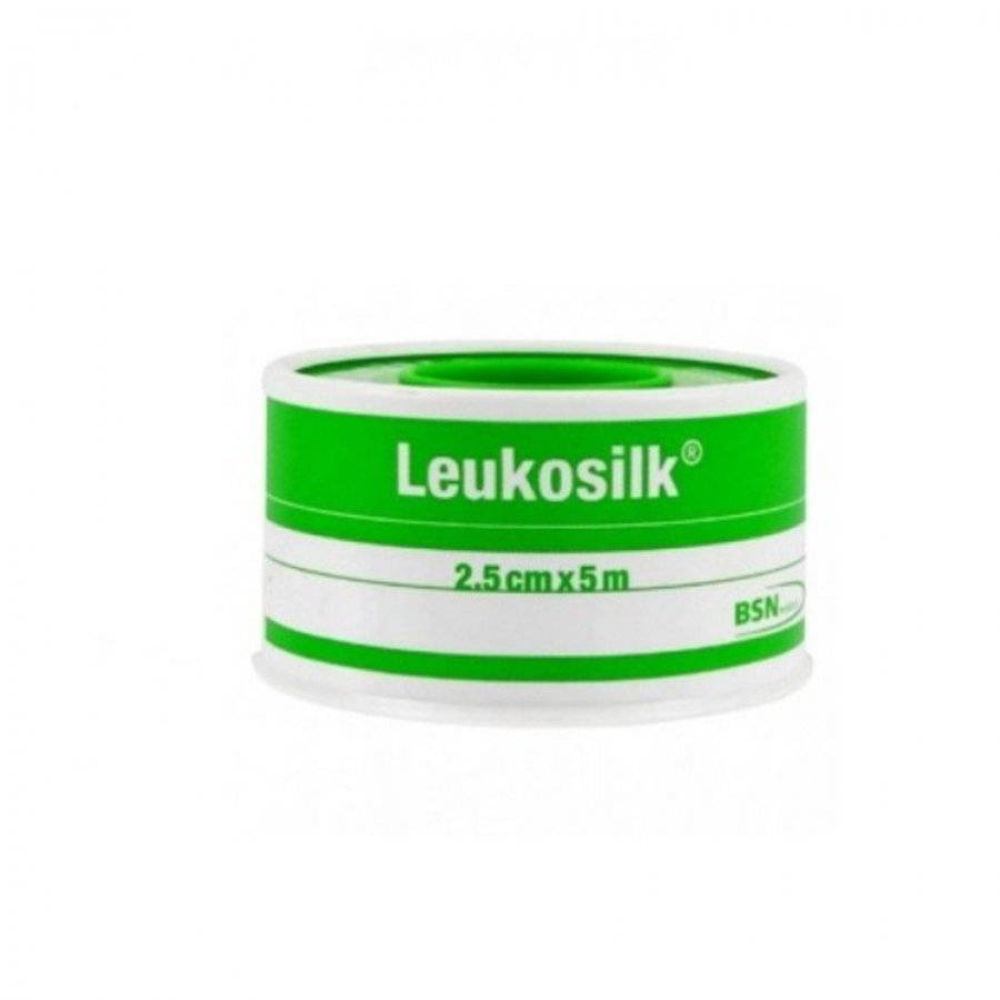 BSN Medical Leukosilk Cerotto per Pelli Sensibili Misura 2,5 cm x 5 m