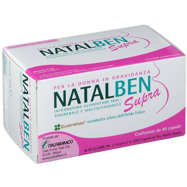 Natalben Supra Integratore per la Mamma 90 capsule