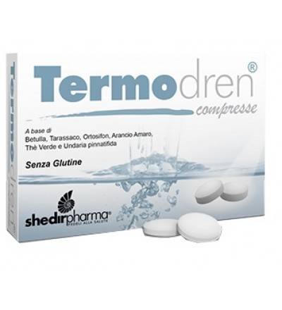 ShedirPharma Termodren Integratore per il drenaggio dei liquidi 30 compresse