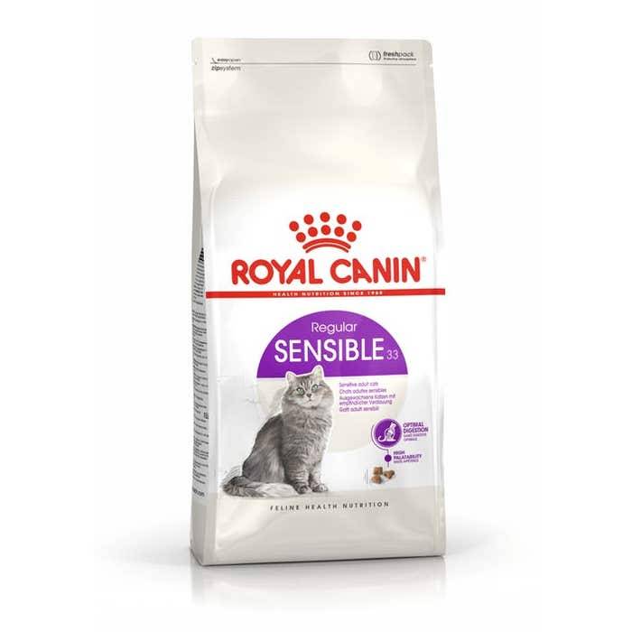 Royal Canin Feline Regular Sensible 33 Cibo secco per gatti sensibili 2 kg