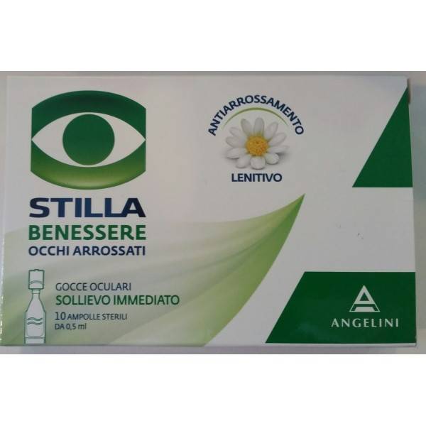 Angelini Stilla Benessere Gocce per occhi arrossati 10 ampolle x 0,5 ml