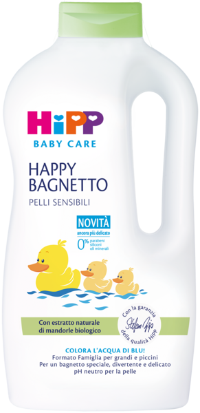 Hipp Baby Care Happy Bagnetto Detergente Delicato Formato Famiglia Fun 1000 ml