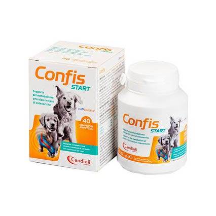 Candioli Confis Start Integratore per le articolazioni dei cuccioli di cane 40 compresse
