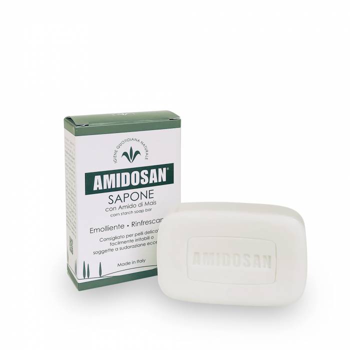 Amidosan Sapone Solido Emolliente per Pelli Delicate 100 g