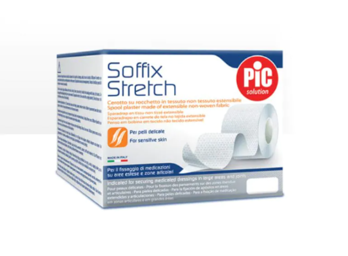 Pic Soffix Stretch Cerotto per Fissaggio in Rotolo Estendibile TNT 2,5X500 cm
