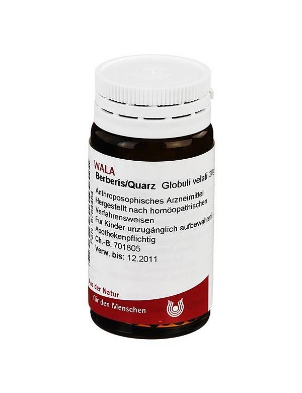 Wala Berberis Quarz 20 G Globuli