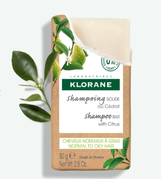 Klorane Shampoo Solido Cedro Detergente Purificante 80 g