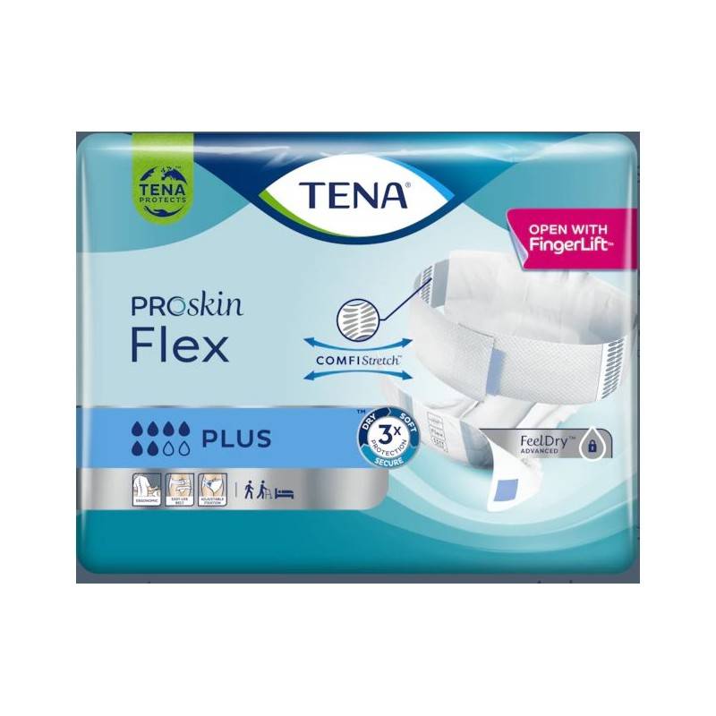 Tena Flex Plus Pannolino a cintura con Assorbenza Plus Misura XL 30 pezzi