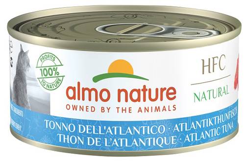 Almo Nature HFC Natural Tonno dell'Atlantico Alimento umido per gatti adulti 150 g