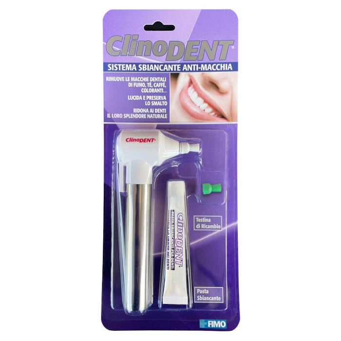 Fimo Clinodent Sistema Sbiancante Antimacchia per i Denti
