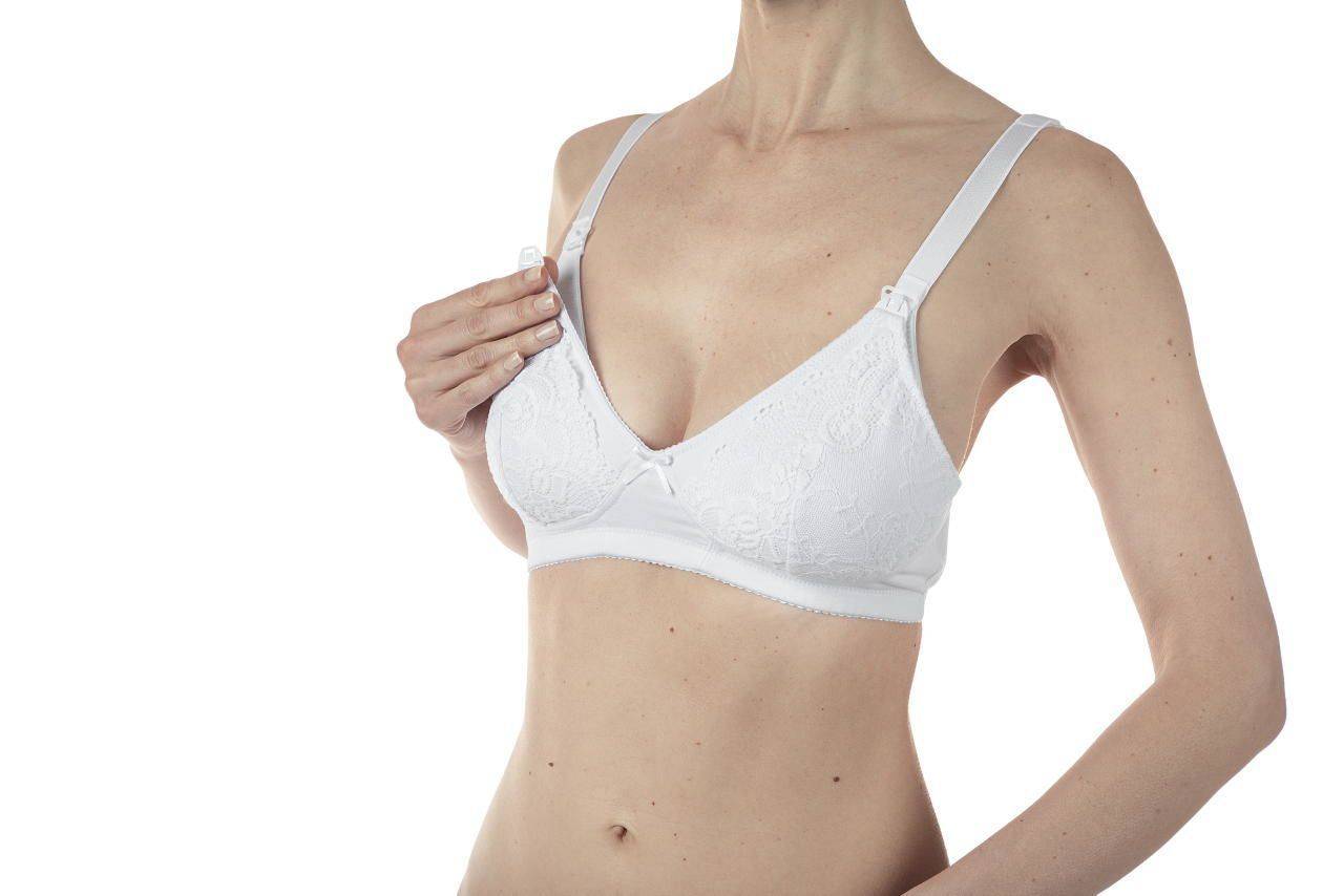 Chicco Mammy Reggiseno in Cotone per Allattamento Bianco Misura 6C