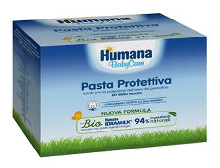 Humana Baby Care Pasta Protettiva per il Cambio Pannolino Vaso 200 ml