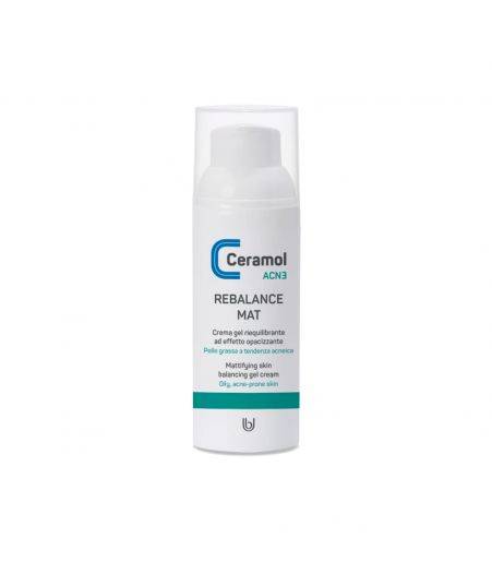 Ceramol Rebalance Mat Crema Viso Opacizzante 50 ml