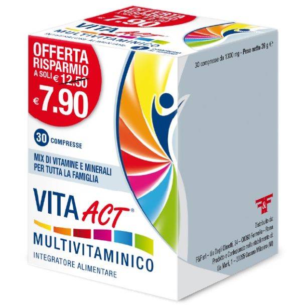 Vita ACT Multivitaminico Integratore antiossidante 30 compresse