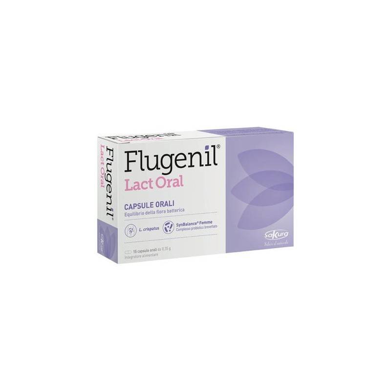 Flugenil Lact Oral Integratore per il Benessere Intestinale 15 capsule
