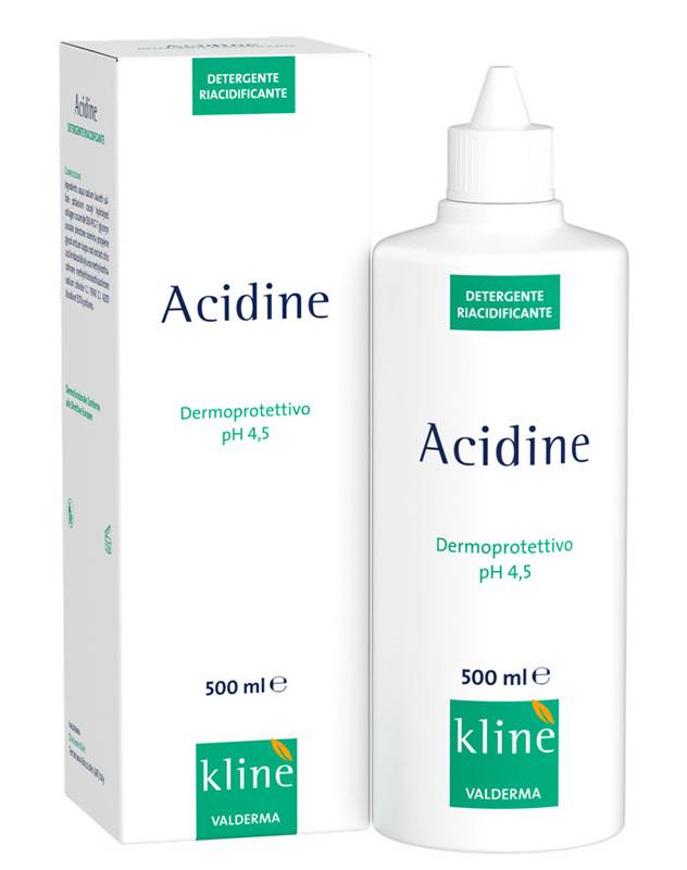Valderma Klinè Acidine Liquido Dermatologico pH 4,5 Detergente Acidificante 500 ml
