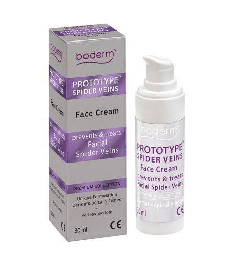Boderm Prototype Spider Veins Face Cream Crema Viso per le Vene Varicose 30 ml