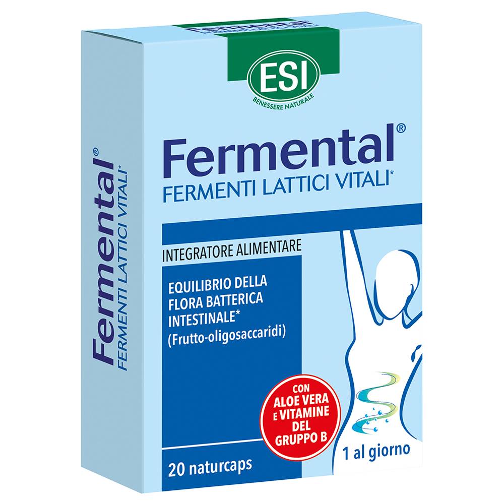 Esi Fermental Max Integratore per la Flora Batterica Intestinale 20 naturcaps