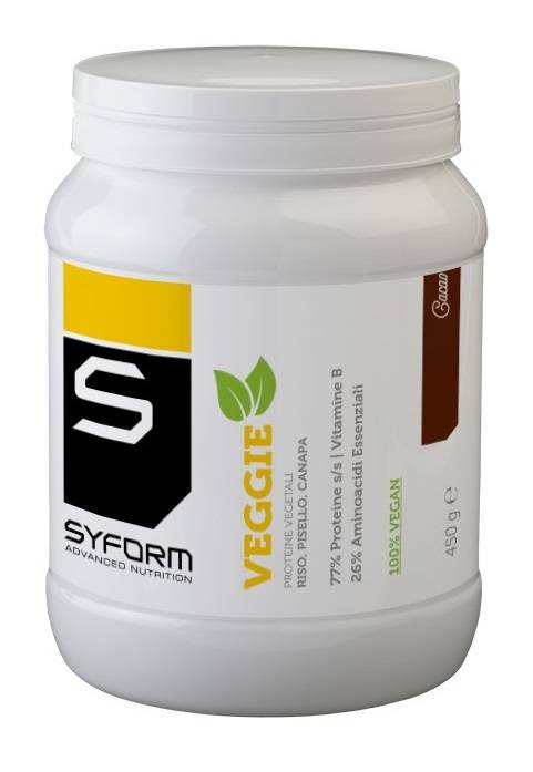 Syform Veggie Integratore di proteine vegetali gusto cacao 450 g