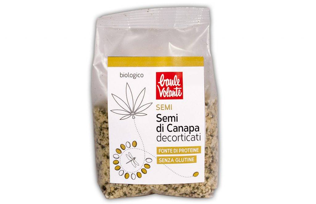 Baule Volante Semi di Canapa Decorticati Bio 200 g