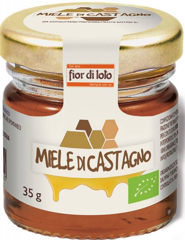 Fior di Loto Mini Miele di Castagno Bio 35 g