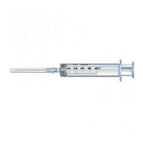 Pic Siringa Monouso Sterile Con Ago Montato Gauge23 Capacita' 5ml 1 Pezzo
