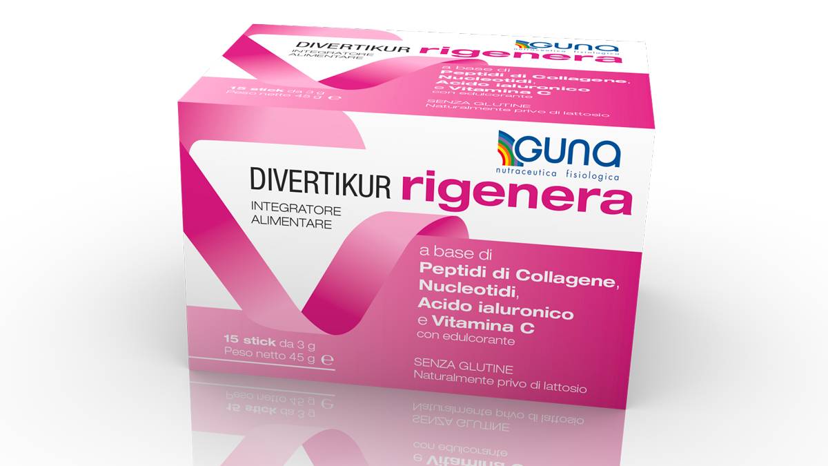 Guna Divertikur Rigenera Integratore Antiossidante 15 stick