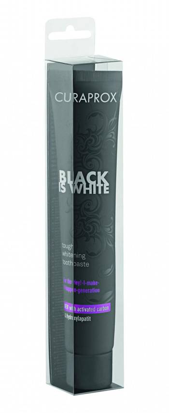 Curaprox Black is White Dentifricio Rinfrescante Anti - Macchie Travel Size 10 ml
