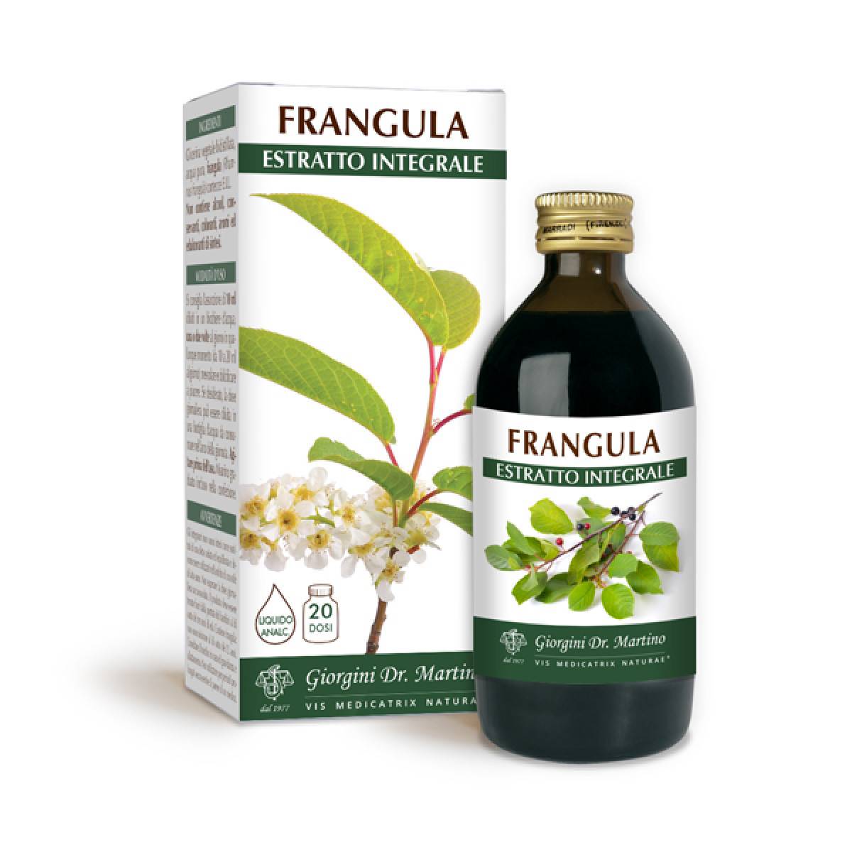 Dr Giorgini Frangula Estratto Integrale per il Benessere Intestinale 200 ml