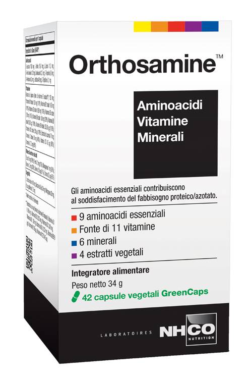 NHCO Orthosamine Integratore di Aminoacidi Vitamine e Minerali 42 capsule