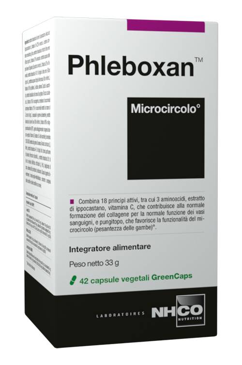 NHCO Phleboxan Integratore per il Microcircolo 42 capsule