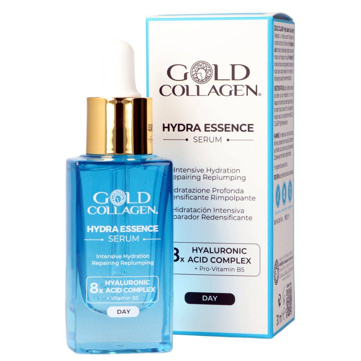 Gold Collagen Hydra Essence Serum Siero Viso Idratante e Rimpolpante 30 ml