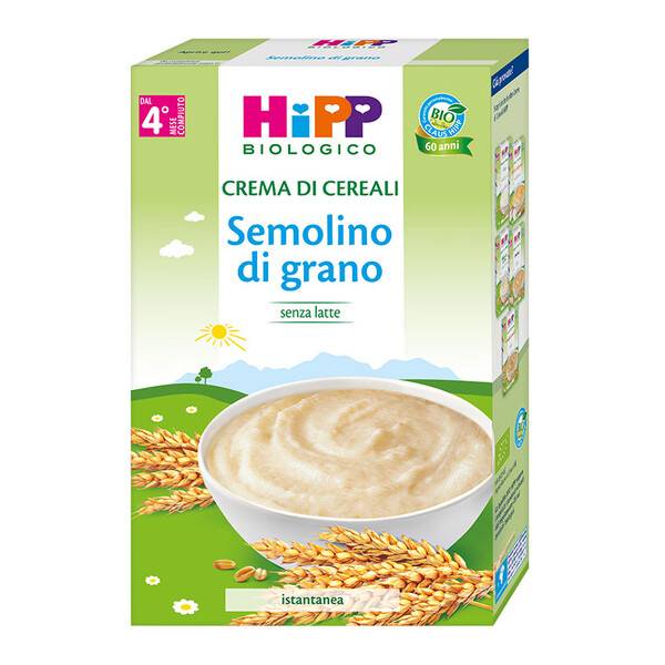 Hipp Bio Crema Cereali Semolino di Grano 200 g