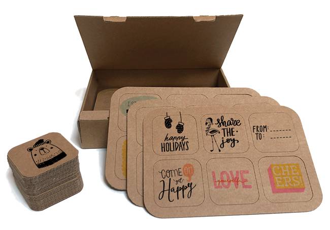 Tonki Kids Kit Bigliettini Tessere di Cartone Gioco per Bambini