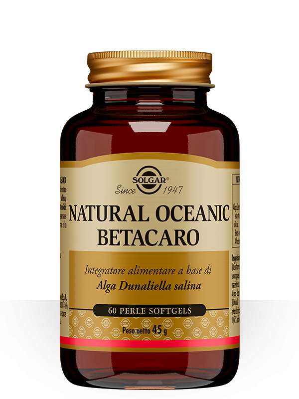 Solgar Natural Oceanic Betacaro Integratore per la Pelle 60 capsule