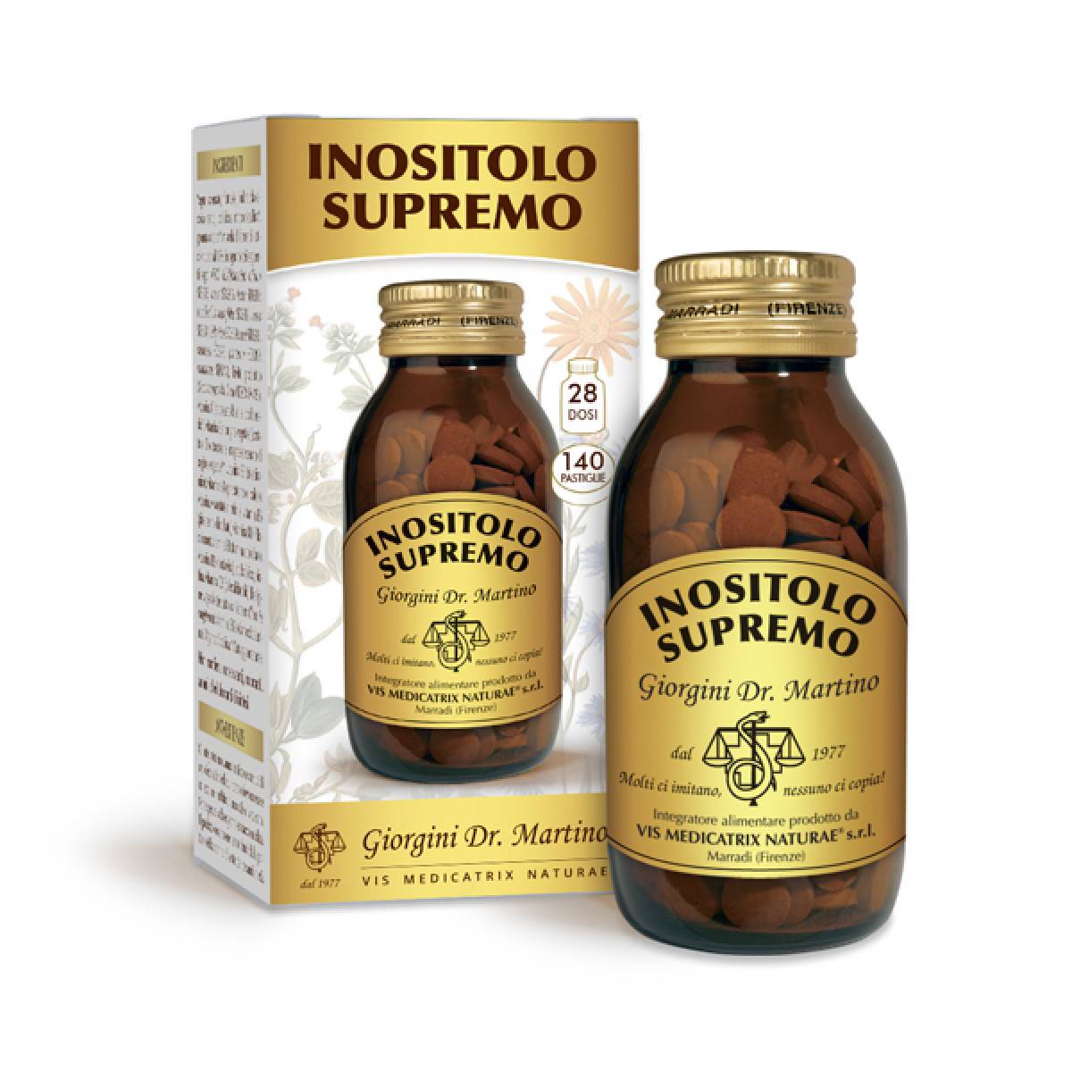 Dr Giorgini Inositolo Supremo Integratore Depurativo 140 pastiglie