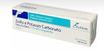 Zolfo E Potassio Carbonato New.fa.dem. 17% + 8% Unguento 30g