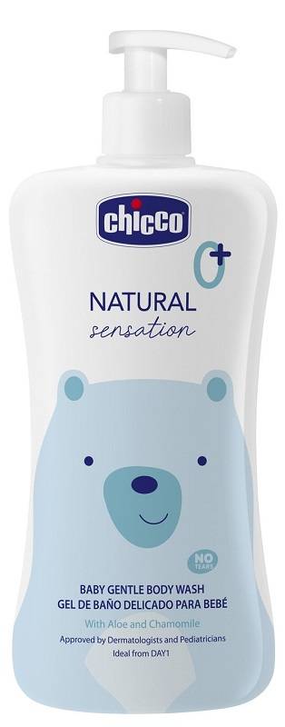 Chicco Natural Sensation Bagnoschiuma Delicato per Bebè 500 ml