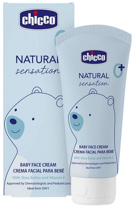 Chicco Natural Sensation Crema Viso Lenitiva e Rigenerante 100 ml